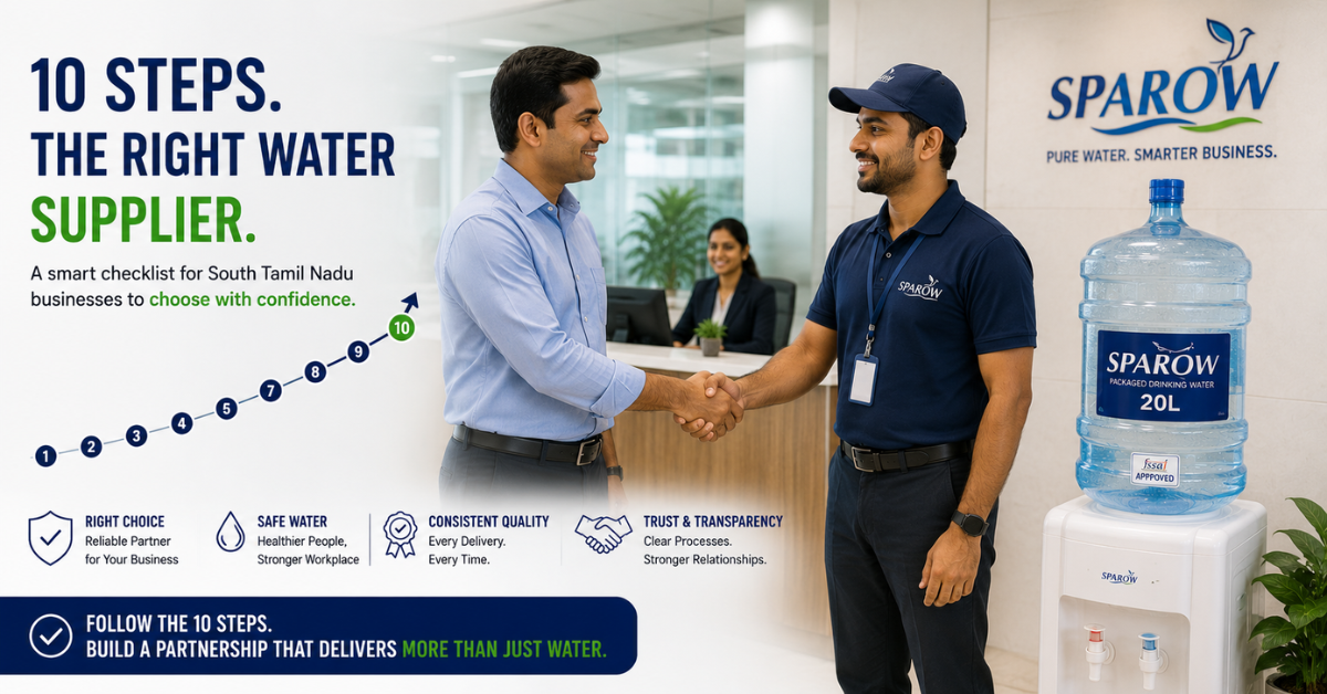 10 Crucial Steps to Choose a Drinking Water Supplier for Your Office