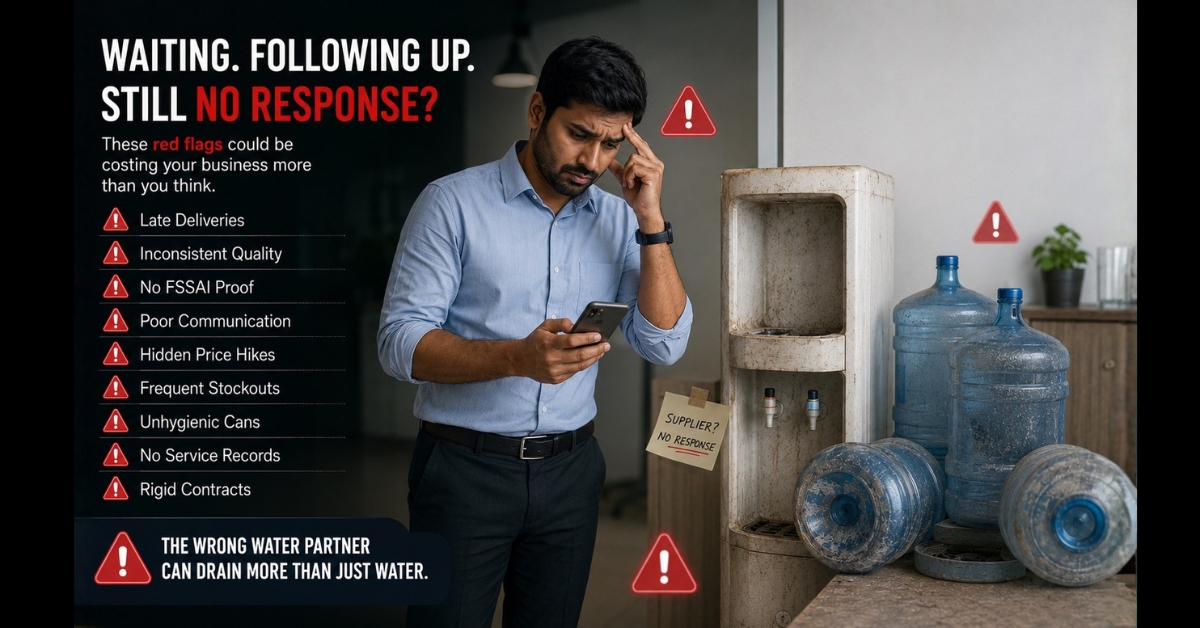 9 Red Flags: Signs You Need a New Office Water Supplier