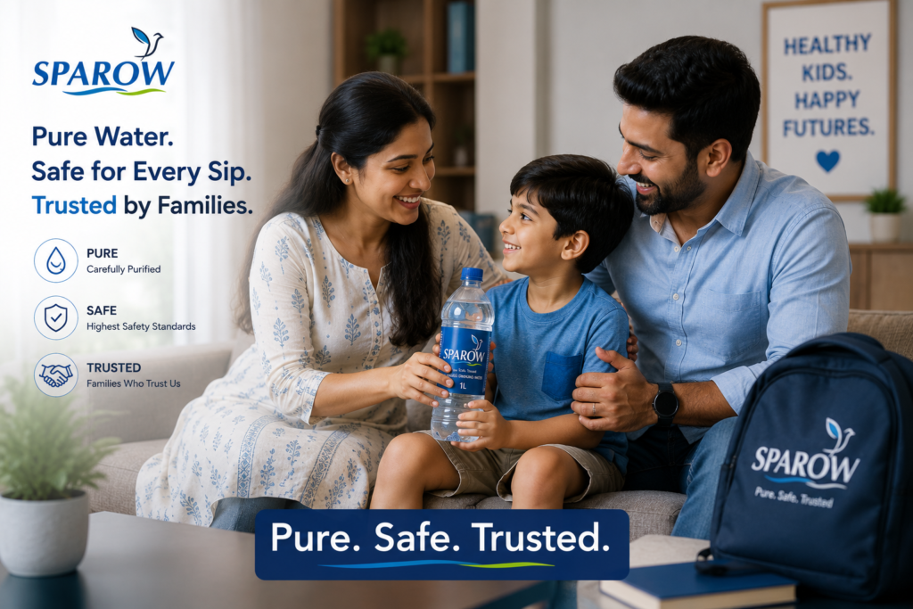 sparow packaged drinking water is a reliable and trusted packaged drinking water brand across south tamilnadu